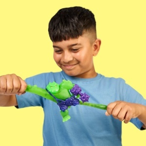 Figurina Goo Jit Zu Meteor Madness S13 Hero Pack Rock Jaw Goj43013A-43017 - Img 3