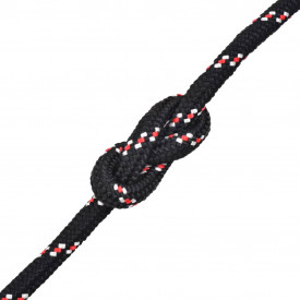 Frânghie marinărească din polipropilenă 14 mm 50 m, negru - Img 2