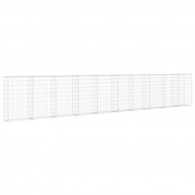 Gabion perete cu capace, oțel galvanizat, 600 x 30 x 100 cm - Img 3