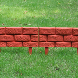 Gard pentru peluză Model cărămidă 11 buc - Img 8