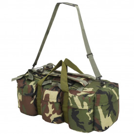 Geantă 3-în-1 în stil army, 120 L, Camuflaj - Img 4