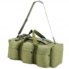 Geantă 3-în-1 în stil army, 120 L, Verde măsliniu - Img 4