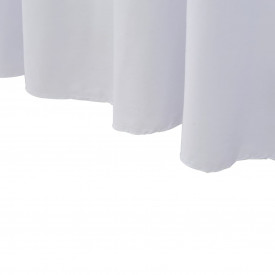 Huse elastice de masă lungi, 2 buc., alb, 120 x 60,5 x 74 cm - Img 5