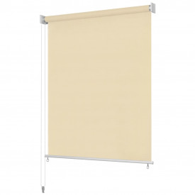Jaluzea tip rulou de exterior, 220 x 230 cm, crem