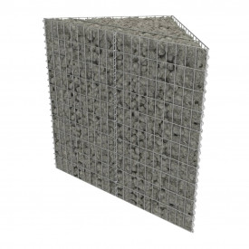 Jardinieră gabion, 75x75x100 cm, oțel galvanizat - Img 2