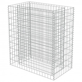 Jardinieră gabion, 90x50x100 cm, oțel galvanizat - Img 3