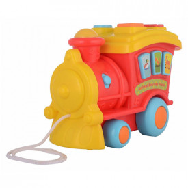 Jucarie de tras interactiva Winfun - Locomotiva, cu lumini si sunete - Img 4