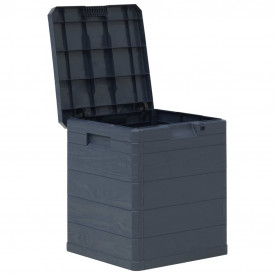 Ladă de depozitare pentru grădină, antracit, 90 L - Img 4