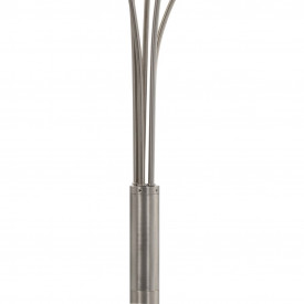 Lampă de podea, argintiu, 200 cm, 5 x E14 - Img 6