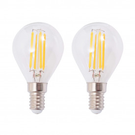 Lămpi de perete, 2 buc, cu 2 becuri LED cu filament 8 W - Img 9