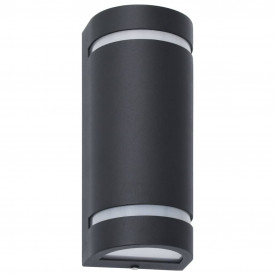 Lămpi de perete pentru exterior 2 buc. negru 35 W semirotund - Img 3