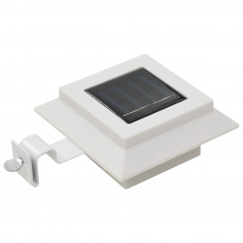 Lămpi solare de exterior, 12 buc., alb, 12 cm, pătrat, LED - Img 3