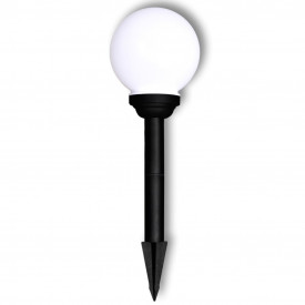 Lămpi solare pentru exterior cu LED-uri + țăruși, 15 cm, 4 buc - Img 4