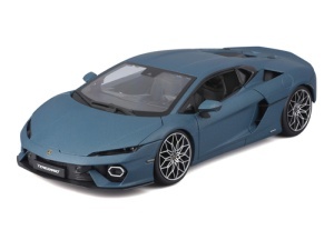 Macheta Bburago 1:18 Lamborghini Temerario Albastru Metalic Bb11052 - Img 2
