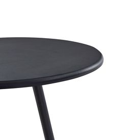 Masă de bar, negru, 60 x 107,5 cm, MDF - Img 2