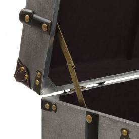 Masă de cafea, MDF și aluminiu, 102x51x47,5 cm - Img 9