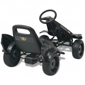 Mașinuță kart cu șezut reglabil neagră - Img 4