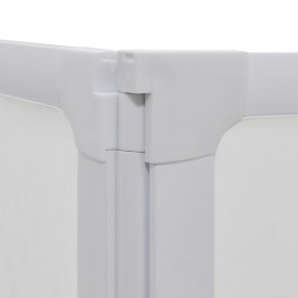 Paravan pliabil baie 7 panouri 140 x 168 cm cu suport de prosop - Img 6