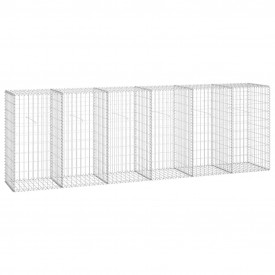 Perete gabion cu capace, 300x50x100 cm, oțel galvanizat - Img 2
