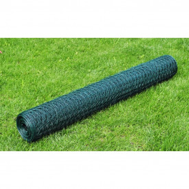 Plasă gard cu izolație PVC 50 cm x 25 m, grosime 0,9 mm