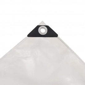 Prelată, alb, 6 x 8 m, 650 g/m² - Img 3