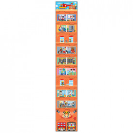 Puzzle turn pompieri Galt, 12 piese extra lungi, JGC1005545 - Img 3