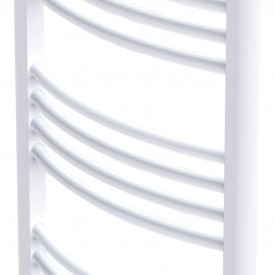 Radiator pentru baie, curbat 600 x 1160 mm, conector lateral și median - Img 3