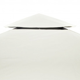 Rezervă Acoperiș marchiză 310 g / m² Alb crem 3x4 m - Img 3