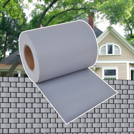 Rolă PVC gard 70 x 0,19 m Gri
