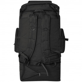 Rucsac în stil militar XXL 100 L, Negru - Img 4
