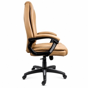 Scaun birou OFF 356, piele ecologica, mecanism de balans, robust, 110 kg - Img 3
