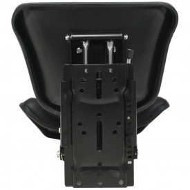 Scaun de tractor cu suspensie Negru - Img 6