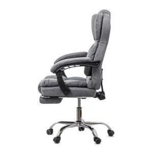 Scaun directorial OFF 415F, stofa, functie rabatare, role gumate, 120 kg - Img 3