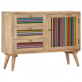 Servantă, 100x30x75 cm, lemn masiv de mango - Img 11