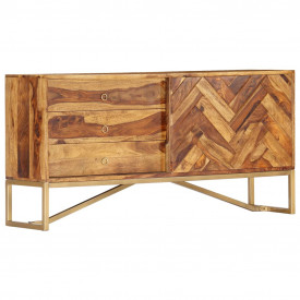 Servantă, 118 x 30 x 60 cm, lemn masiv de sheesham - Img 11