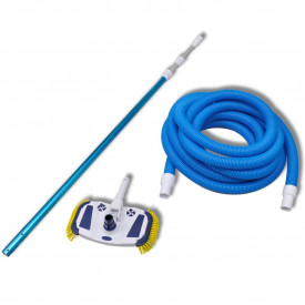 Set curățare piscină vacuum cu tub telescopic și furtun - Img 2