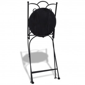 Set de 2 scaune din mozaic, culoare teracota - Img 6