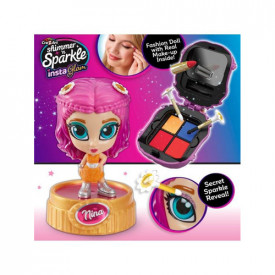 Set de infrumusetare CRA Z ART Shimmer and Sparkle, colectia Instaglam, machiaj pentru fetite in forma de papusa Nina cu par mov, 3 ani+ - Img 2