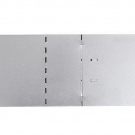 Set gard de gazon, 20 buc, oțel galvanizat, 100 x 20 cm - Img 8