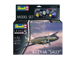 Set Model Ki-21-Ia Sallyrevell Cu Accesorii De Baza Rev63797 - Img 3