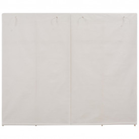 Șifonier, alb, 200 x 40 x 170 cm, material textil - Img 3