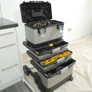Stanley 1-95-622 Sistem de depozitare mobil metalic 20”, 893x568x389mm - Img 2