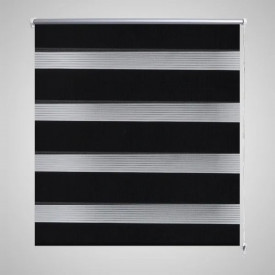 Stor Zebra, 120 x 230 cm, Negru