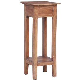 Suport de plante, 30x30x75 cm, lemn masiv reciclat - Img 2