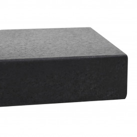 Suport umbrelă de soare, granit, 25 kg, dreptunghiular, negru - Img 5