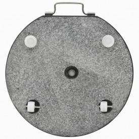 Suport umbrelă de soare, granit 30 kg, rotund, negru - Img 3
