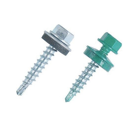 Șurub autoforant STARKFIX, cu cap hexagonal și șaibă EPDM, 4,8x55, zincat, 200buc - Img 2