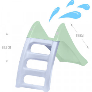 Tobogan Mochtoys pentru Copii Verde Pastel 116 cm, 12801 - Img 2