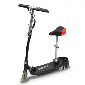 Trotinetă electrică cu scaun, 120 W, negru - Img 2