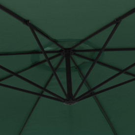 Umbrelă cantilever 3,5 m, Verde - Img 7